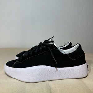 Y-3 Black Tangutsu Lace Sneakers